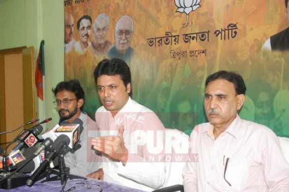 Union minister Ananta Geete to arrive in Tripura to observe the success of two years of Modi government Union minister Ananta Geete to arrive in Tripura to observe the success of two years of Modi government